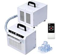 Atwynd Aire Acondicionado Split de 3000 BTU, Aire Acondicionado Portátil, Aire Acondicionado Rápido para Vehículos, Aire Acondicionado para Aparcamiento, Dormitorio, Oficina y Camping 2-meterpipe
