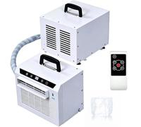 Atwynd Aire Acondicionado Split Portátil de 3000 BTU, Unidad de Aire Acondicionado con Mando a Distancia, Enfriador de Habitación, Unidad de Aire Acondicionado para Tiendas de Camping 1.5-meterpipe