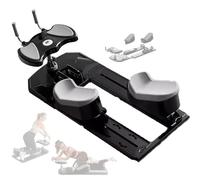 Atwynd Máquina de Estiramiento de Espalda Ajustable, Entrenamiento de Core, Máquina de Torsión de Columna, Tonificación de la Cintura, Alivio del Dolor de Espalda y Estiramiento de Piernas Black