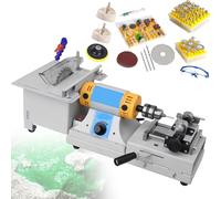 Atwynd Máquina de Facetado de Gemas para Artesanos de Joyería, Sierra Lapidaria para Piedras Preciosas de Roca, Pulidora y Rectificadora para Joyería, para Afilar, Pulir y Taladrar Jade