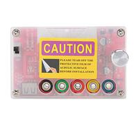ATX - Kit de Caja de acrílico para Placa de conexión de Fuente de alimentación, Adaptador de conexión de alimentación para PC con Perilla de Voltaje Ajustable Adj