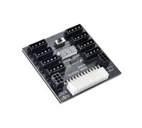 ATX Server PSU Power Board 24Pin to IDE 8X 4Pin +2X 6Pin Power Supply Board for CHIA ETH BTC Mining Miner