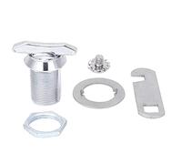 Atyhao Cerradura de Leva del gabinete del cajón, Cerradura de gabinete Universal Cerradura de cajón de aleación de Zinc sin Llave para Caja de Herramientas del gabinete de exhibición del buzón