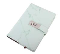 Atyhao - Cuaderno de Tapa de Piel sintética A5 con Bloqueo de contraseña, Cuaderno Diario para niñas y Mujeres, Suministros Escolares