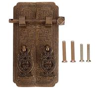 Atyhao Juego de manijas de Puerta Estilo Chino, manijas de Cobre Antiguo, Accesorio de Armario para Armario de Cocina, herrajes para Muebles
