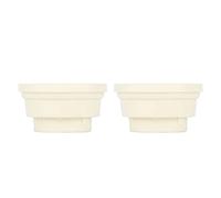 Atyhao Parachoques de Tope de Goma de Escalera, 2 Piezas de Goma de Escalera de Piscina, Accesorio de Piscina de Parachoques de Seguridad, Suministro de Piscina de Repuesto