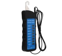 Atyhao Probador de voltaje, Piezas y conectores Bombas y accesorios 7KV, probador de valla eléctrica resistente al frío, impermeable, 8 luces, baja impedancia para uso agrícola;