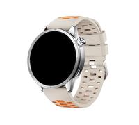 ATYJMOK Correa De Reloj De Silicona Deportiva Perforada De Dos Tonos, Adecuada For Xiaomi Watch S5 Series(Starlight-or)