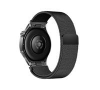 ATYJMOK Correa Milanesa Con Botón Compatible For Huawei Watch GT4/5 Pro(Black)