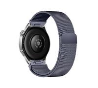 ATYJMOK Correa Milanesa Con Botón Compatible For Huawei Watch GT4/5 Pro(Galactic Purple)