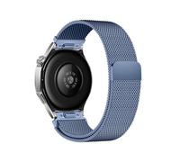 ATYJMOK Correa Milanesa Con Botón Compatible For Huawei Watch GT4/5 Pro(Light blue)