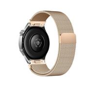ATYJMOK Correa Milanesa Con Botón Compatible For Huawei Watch GT4/5 Pro(Rose gold)