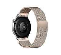 ATYJMOK Correa Milanesa Con Botón Compatible For Huawei Watch GT4/5 Pro(Titanium gold)