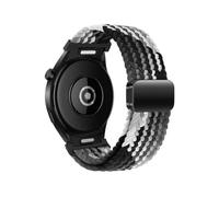 ATYJMOK Correa trenzada apta for Samsung Galaxy Watch 6 4 classic/5 pro 47mm 43mm 44mm 40mm pulsera sin huecos apta for Galaxy watch6 watch4(Black clever,6 classic 43mm 47mm)