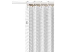 ATYUJKB Cortina De Ducha Estilo Moderno con Ganchos Incluidos, Cortina De Baño Resistente Al Agua, Material Liviano Y Flexible, Fácil De Limpiar Y Mantener, Uso Diario En Casa