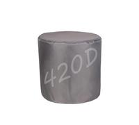 ATYUJKB Funda para Muebles de Jardín Exterior 120x70cm, 420D Cubierta Redonda para Muebles de Jardin, Funda Protectora de Muebles Jardín, Funda de Mesas Sillas para Mesa de Comedor