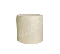 ATYUJKB Funda para Muebles de Jardín Exterior 125x70cm, 420D Cubierta Redonda para Muebles de Jardin, Funda Protectora de Muebles Jardín, Funda de Mesas Sillas para Mesa de Comedor