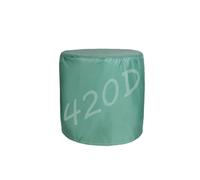 ATYUJKB Funda para Muebles de Jardín Exterior 140x70cm, 420D Cubierta Redonda para Muebles de Jardin, Funda Protectora de Muebles Jardín, Funda de Mesas Sillas para Mesa de Comedor