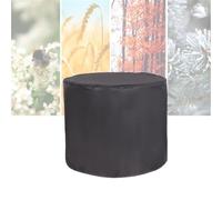 ATYUJKB Fundas para Muebles de Jardín Impermeable 110x70cm, 420D Redonda Cubierta Muebles Exterior, Funda Protectora de Muebles Jardín, Cubierta de Conjunto de Muebles para Mesa Silla Muebles