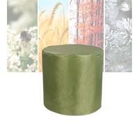 ATYUJKB Fundas para Muebles de Jardín Impermeable 185x95cm, 420D Redonda Cubierta Muebles Exterior, Funda Protectora de Muebles Jardín, Cubierta de Conjunto de Muebles para Mesa Silla Muebles