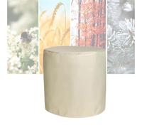 ATYUJKB Fundas para Muebles de Jardín Impermeable 60x60cm, 420D Redonda Cubierta Muebles Exterior, Funda Protectora de Muebles Jardín, Cubierta de Conjunto de Muebles para Mesa Silla Muebles