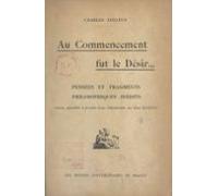 Au Commencement Fut Le Désir... (ebook)