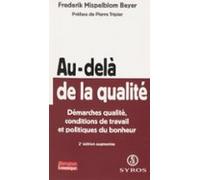 Au-delà De La Qualité (ebook)