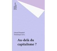 Au-delà Du Capitalisme ? (ebook)