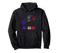 Au Galop Cavalier Français Cheval Equitation Made in France Sudadera con Capucha