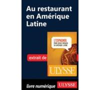 Au Restaurant En Amérique Latine (guide De Conversation) (ebook)