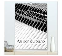 Au son du piano (Calendrier mural 2026 DIN A2 horizontal) calendrier de bureau: Manufacture de pianos