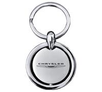 Au-TOMOTIVE GOLD, INC. Llavero de revólver plateado con licencia oficial para Chrysler, plateado