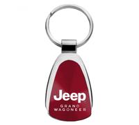 Au-TOMOTIVE GOLD Llavero de lágrima para Jeep Grand Wagoneer, Borgoña