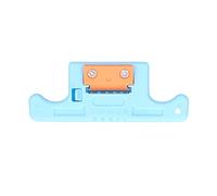 AUA - 05 Pelacables longitudinal, herramienta segura para empalme de cables ópticos para electricistas, hoja de precisión para cables de 1,9 a 3,0 mm, carcasa ligera de PVC con 5