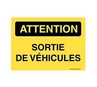AUA SIGNALETIQUE 202043-AI-p-150x210 Panel Preperforado con Esquinas Redondeadas PVC, Atención Fuera De Vehículos, 450 x 630 mm