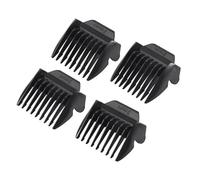 AUAU-4 Peines Limitadores De Repuesto For Cabezal De Recortadora De Cabello, 3 Mm, 5 Mm, 7 Mm Y 9 Mm, Negro