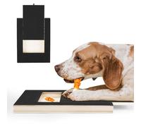 Auauraintt Tablas de Rascar para Perro, con Caja de golosinas,raspador de uñas para Perros,Papel de Lija,Adecuado para Perros de tamaño pequeño y Mediano