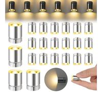 AUAUY 22PCS Luces LED PequeñAs, Blanco CáLido Mini Luz LED, Miniluces EléCtricas para DecoracióN de Fiestas Manualidades, Accesorios para Casa de MuñEcas