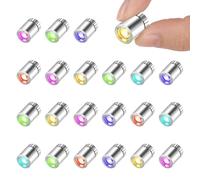 AUAUY 22PCS Luces LED Pequeñas, Destello Lento Color Mini Luz LED, Miniluces Eléctricas para Decoración de Fiestas Manualidades, Accesorios para Casa de Muñecas