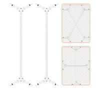 AUAUY 2PZ Extendidos Sujeta Sabanas Bajeras, Blanco Correas Ajustables Sujeta Colchones,Sujeciones de Ropa de Cama para Sostener SáBanas en Lugar para Esquinas del Soporte Cama, CojíN de Sofá, 4 Clips