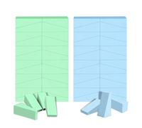 AUAUY 48 Piezas Esponjas de Maquillaje Triangulares, Azul | Esponja de maquillaje, Cuñas Esponja Mezcladora de Belleza Sin Látex, Beauty Sponge Triangular para Polvo/Crema/Líquido/Uñas