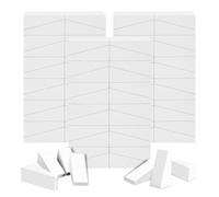 AUAUY 72 Piezas Esponjas de Maquillaje Triangulares, Blanco | Esponja de maquillaje, Cuñas Esponja Mezcladora de Belleza Sin Látex, Beauty Sponge Triangular para Polvo/Crema/Líquido/Uñas