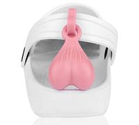 AUAUY Adornos de Zapatos Decoración, Shoe Charms, Naughty Charm Nuts, Divertidos Accesorios para Crocs para Zapatos para Niños Mujeres y Hombres Regalos de Fiesta - Rosa