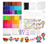 AUAUY Cuentas Planchar Hama Beads 10600Pzs, 48 Colores Cuentas, 5mm