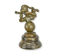 aubaho Escultura de bronce Tom Thumb Pulgar a Blondat réplica diseño retro decoración