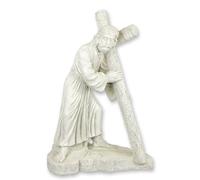 aubaho Escultura Jesús Vía Crucis réplica retro diseño decoración