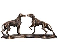 aubaho Escultura Perro Hierro Perro de Caza Escultura Estilo Antiguo - 49cm