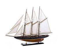 aubaho Nave Modelo Atlántico Velero Yate Modelo de 71cm de la Nave no Hay Kit