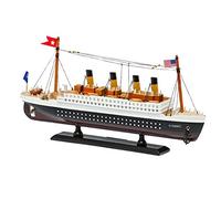 aubaho Nave Modelo Modelo del Buque Titanic Madera Nave marítima 35cm no Hay Kit