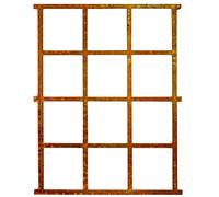 aubaho Ventana del Granero de Hierro celosía Estilo Antiguo 95,5cm